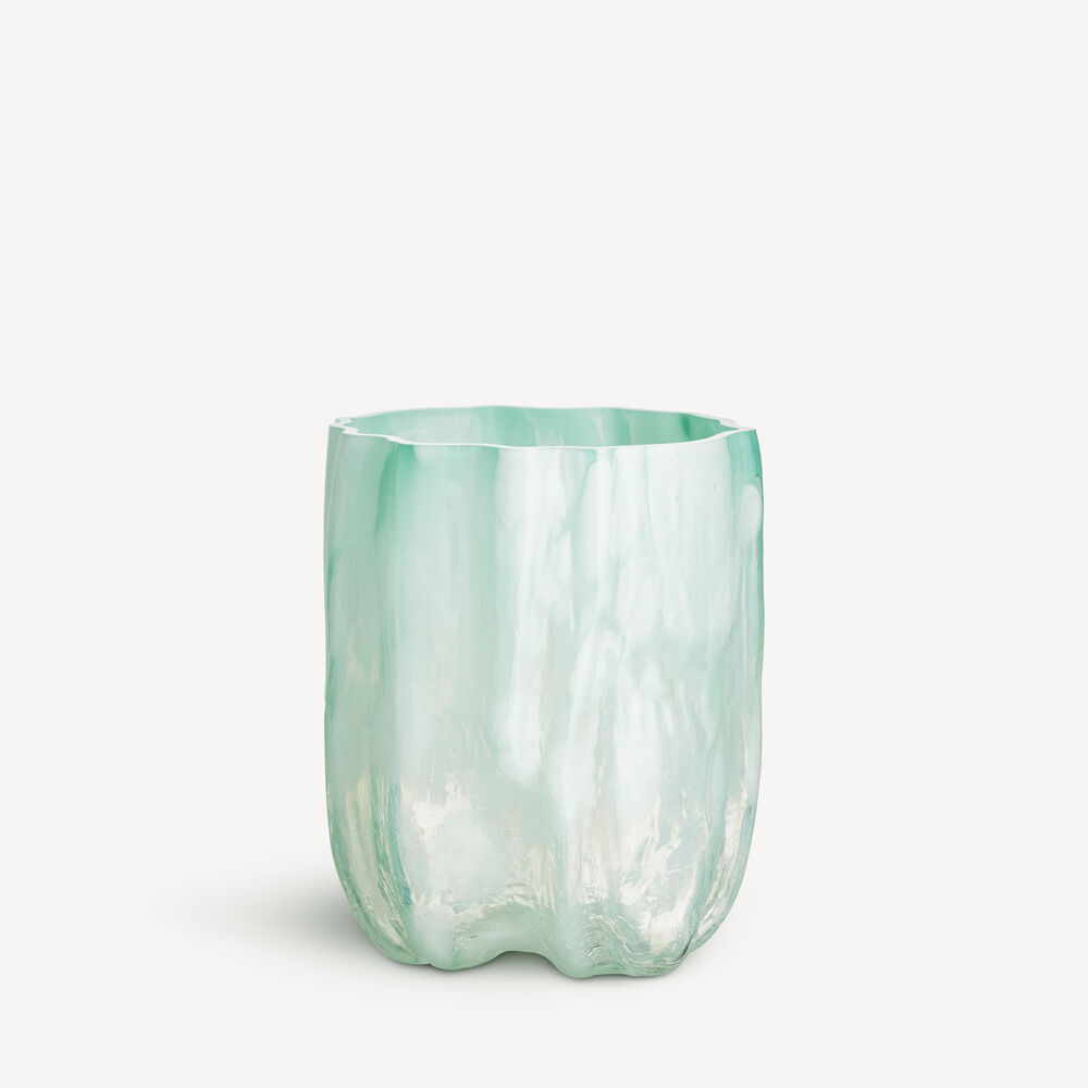 K&B Crackle jade vase 27cm